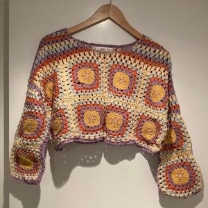 Crochet crop top